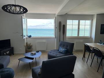Gîte pour 6 personnes, avec balcon dans Port de Cancale
