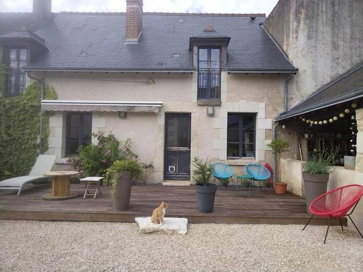 Gîte pour 2 personnes, avec jardin à Souvigny-de-Touraine
