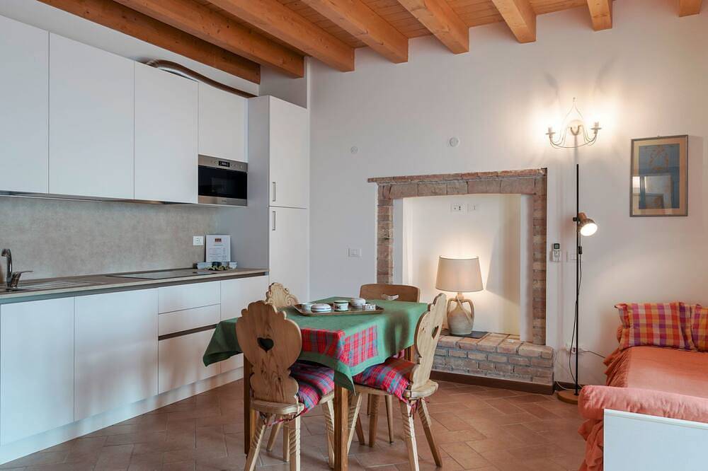 Appartamento intero, Zweizimmerwohnung mit zwei Einzelbetten und Schlafsofa in Pralboino, Provincia di Brescia