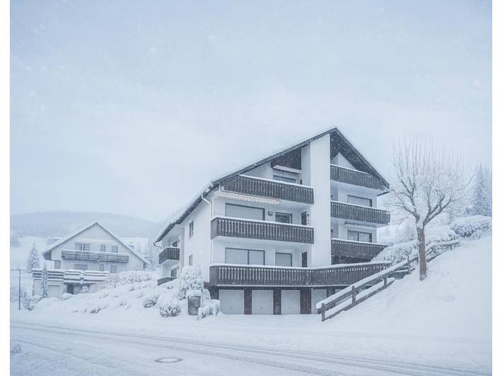 Ferienwohnung für 4 Personen, mit Balkon und Terrasse in Niedersfeld
