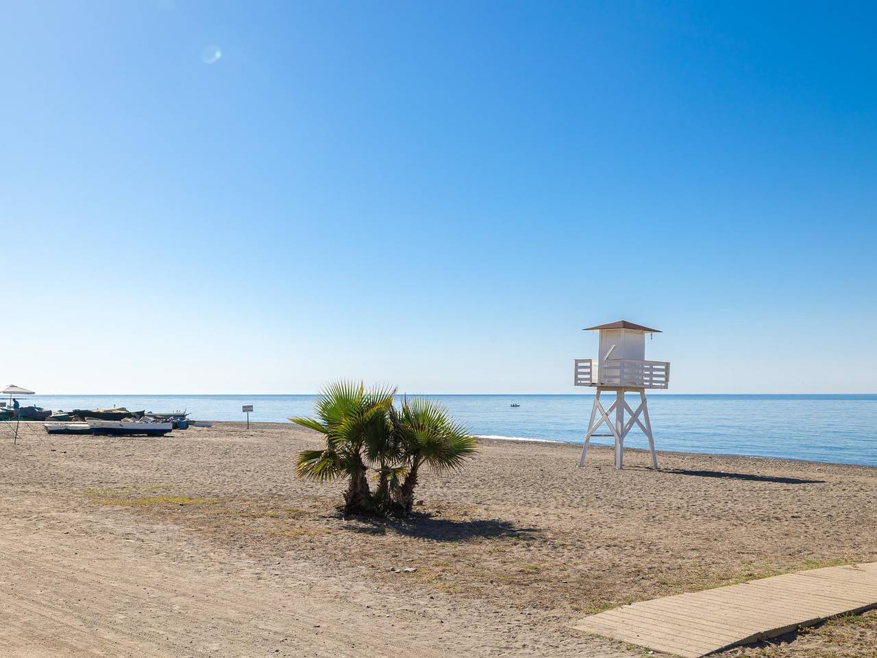 Ganze Ferienwohnung, Ferienwohnung für 3 Personen mit Meerblick in La Cala del Moral, Rincón de la Victoria