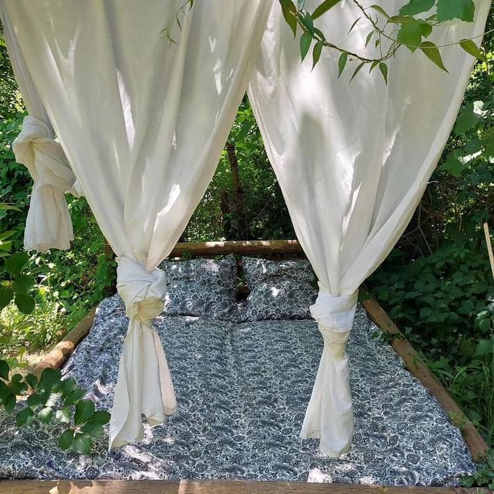 Camping pour 2 personnes, avec Vue