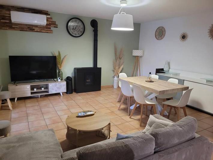 Maison de vacances pour 8 personnes, avec jardin et piscine