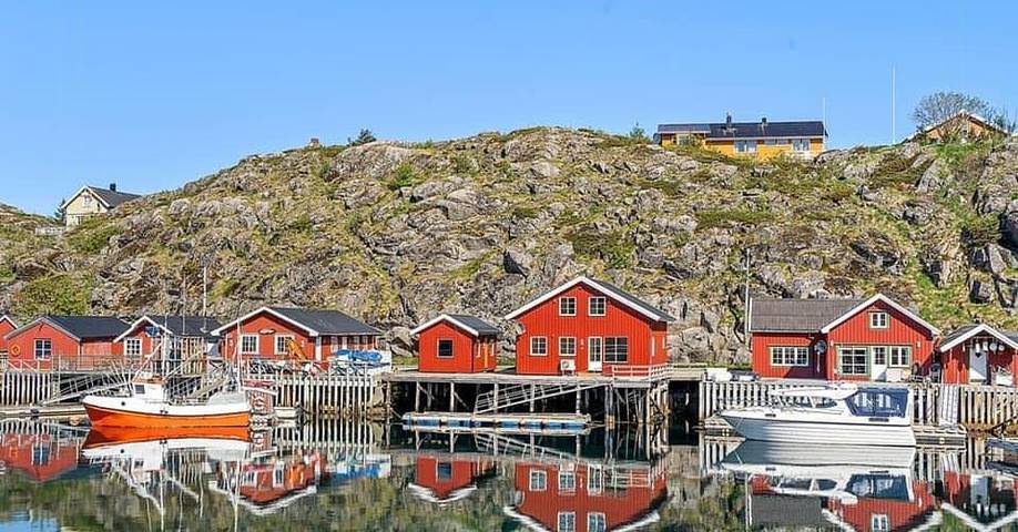 Chalet für 8 Personen, mit Terrasse auf den Lofoten