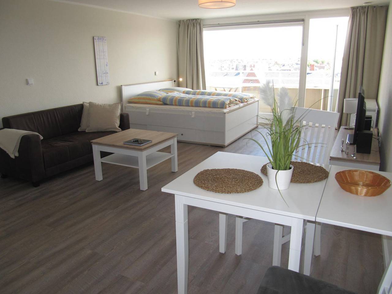 Ganze Wohnung, Modernes 1 Zimmer App. über den Dächern von Westerland in Westerland, Sylt (Gemeinde)