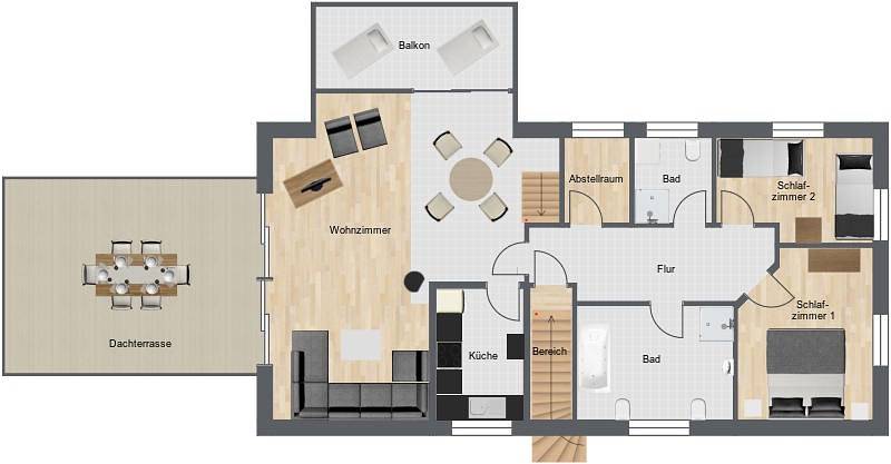 Ganze Wohnung, Captain´s Suite in Gollendorf – mit Kaminofen in Westfehmarn, Fehmarn