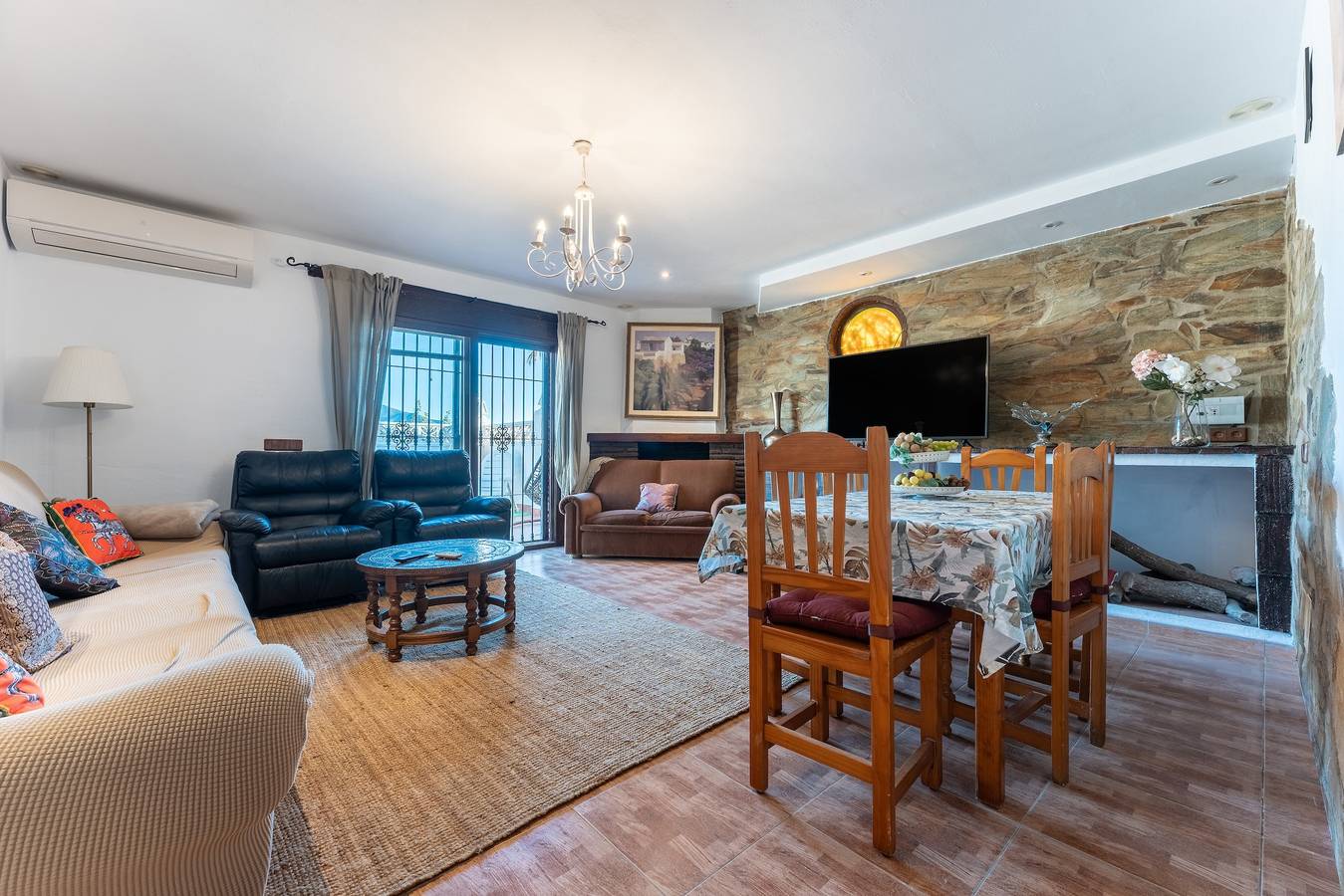 Feriehus for 6 personer med have in Mijas, Costa del Sol