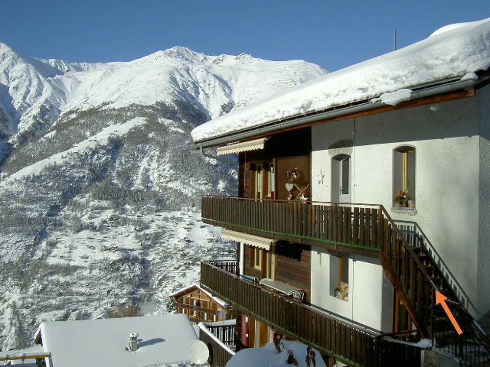 Ganze Ferienwohnung, Egge 27 - Ferienwohnung Egge. 3.5 Zimmer 2-5 Personen, 70 m2 in Grächen, Walliser Alpen