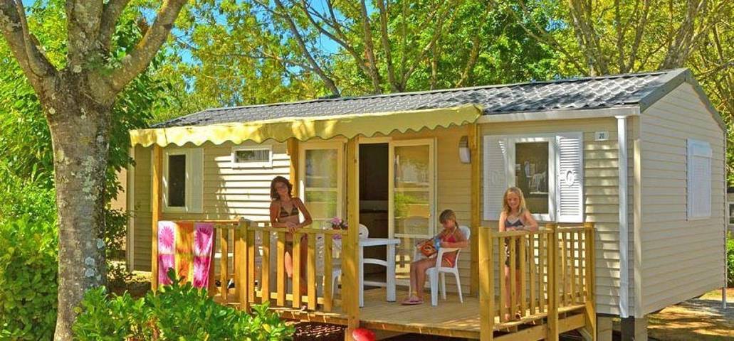 Mobil home pour 4 personnes, avec bassin pour enfant à Chandolas - 3