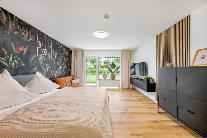 Ferienwohnung für 3 Personen, mit Terrasse und Garten in Hemsbach - 4