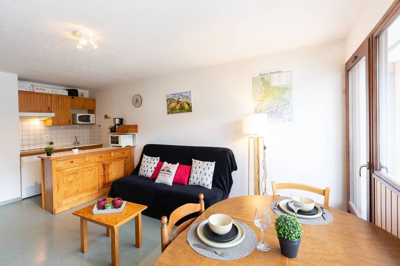 Apartamento vacacional entero, Apartamento de vacaciones para 8 personas con balcón in Saint-Lary-Soulan, Parque nacional de los Pirineos