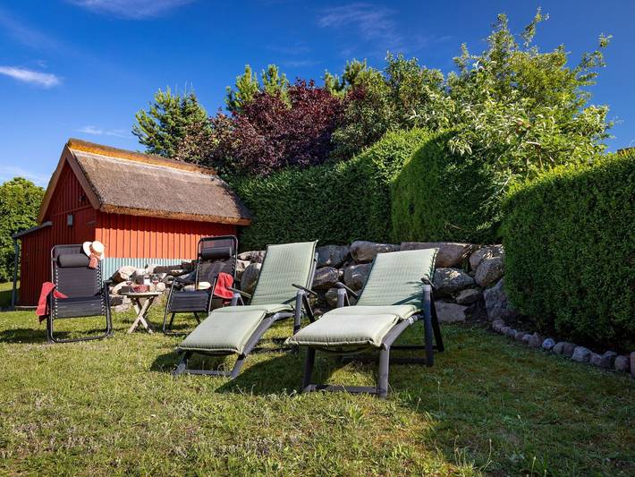 Ferienhaus für 6 Personen, mit Terrasse und Sauna sowie Ausblick und Garten, mit Haustier in Lancken-Granitz - 3