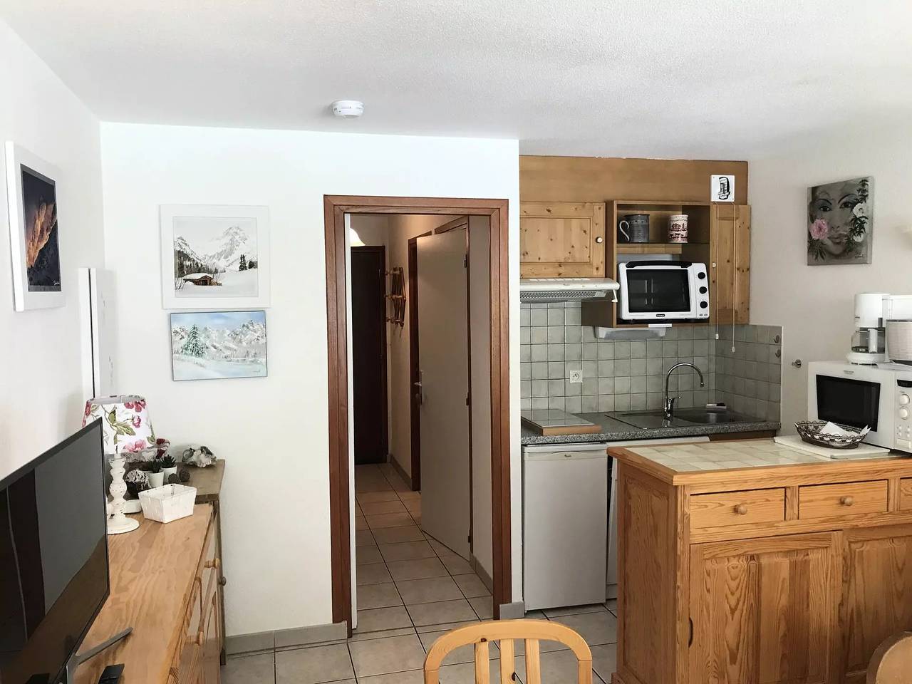 Entire studio, Studio for 4 people in Bessans, Saint-Jean-de-Maurienne region