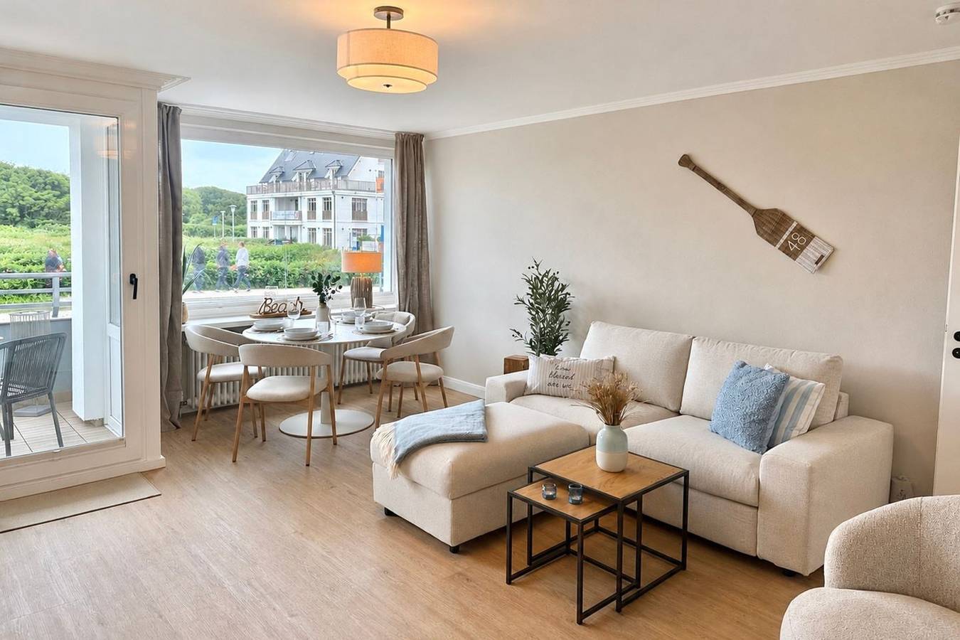 Ganze Wohnung, Die Ferienwohnung Dünenglück No. 4 am Strand für max. 4 Personen. in Westerland, Sylt (Gemeinde)