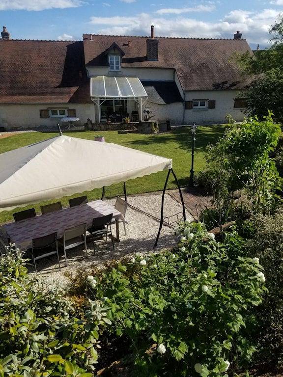 Domaine la Picardière, au cœur des châteaux de la Loire - Chambre Pic-vert in Dame-Marie-les-Bois, Région de Tours