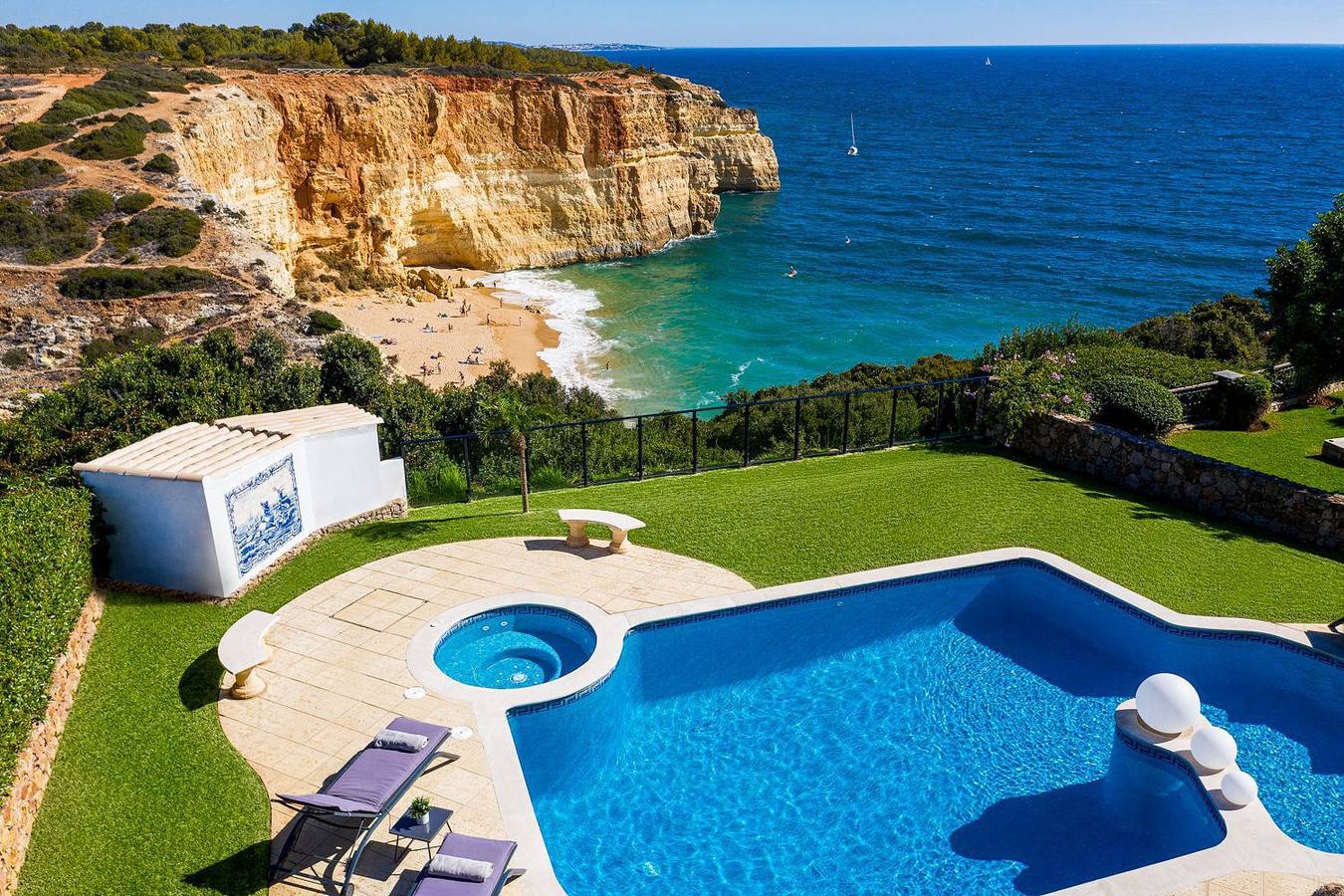 Villa für 8 Personen mit Garten in Lagoa, Faro Distrikt