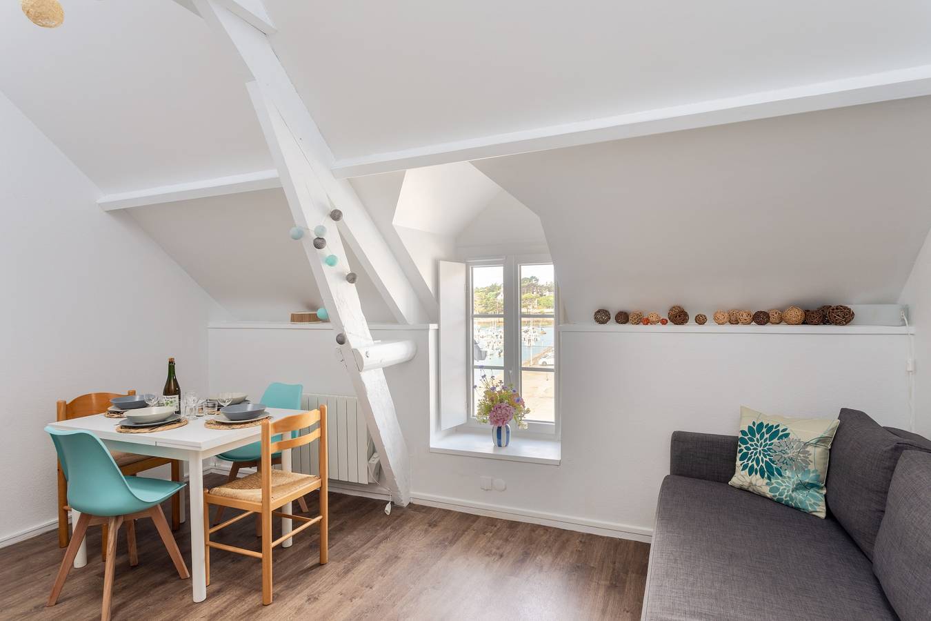 Appartement entier, Ô p'tit moulin- Studio vue sur le port in Dahouët, Pléneuf-Val-André