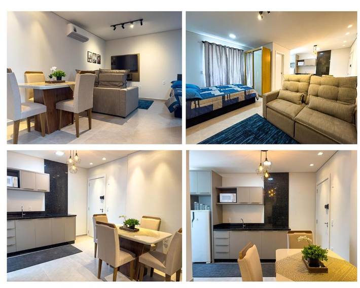 Casas e apartamentos de temporada para 2 pessoas, com piscina e balcão em Brusque