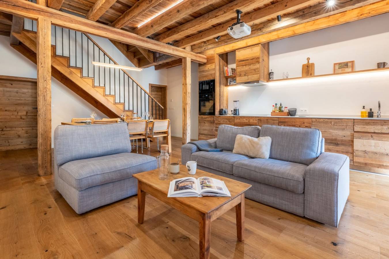 Pretty loft with view of Mont Blanc & glacier in Chamonix, Mont Blanc-massief