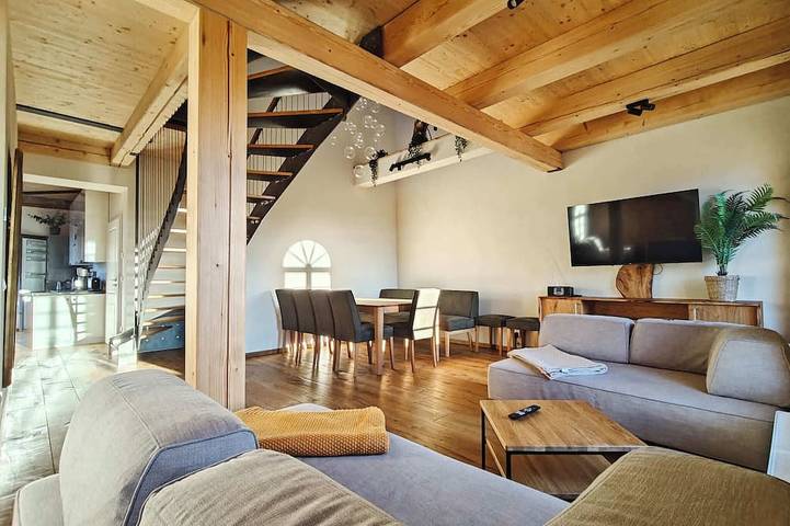 Hütte für 10 Personen, mit Whirlpool und Garten sowie Sauna und Pool in Sächsische Schweiz
