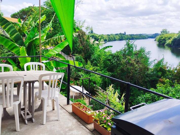 Chambre d’hôte pour 2 personnes, avec Terrasse ainsi que Jardin et Vue