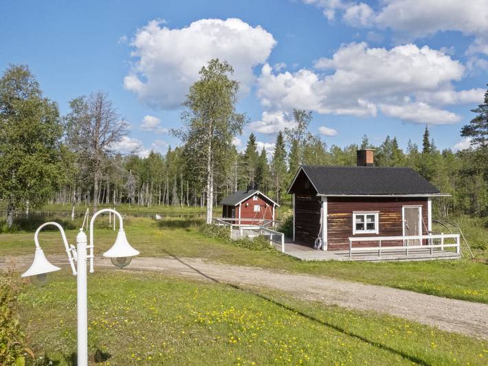 Kinttaanpirtti in Paloperä, Lappland
