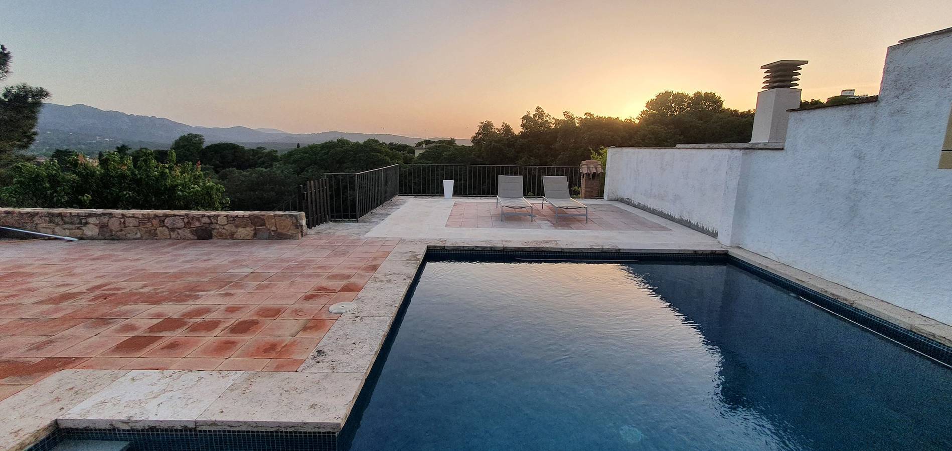 Casa de vacaciones 'Can Tarana' con vistas a la montaña, piscina privada y Wi-Fi in Santa Cristina de Aro, Costa Brava