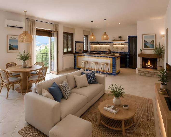 Holiday Home 'Sant Anna 45' with Sea View, Wi-Fi and Air Conditioning