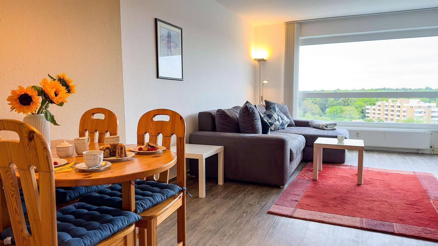Ganze Wohnung, Fb 07.03 - Gemütliche Meerblick-Ferienwohnung für bis zu 4 Personen in Sahlenburg Strand, Cuxhaven
