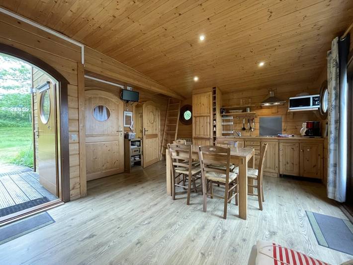 Chalet pour 4 personnes, avec terrasse et jardin, animaux acceptés en Normandie - 3
