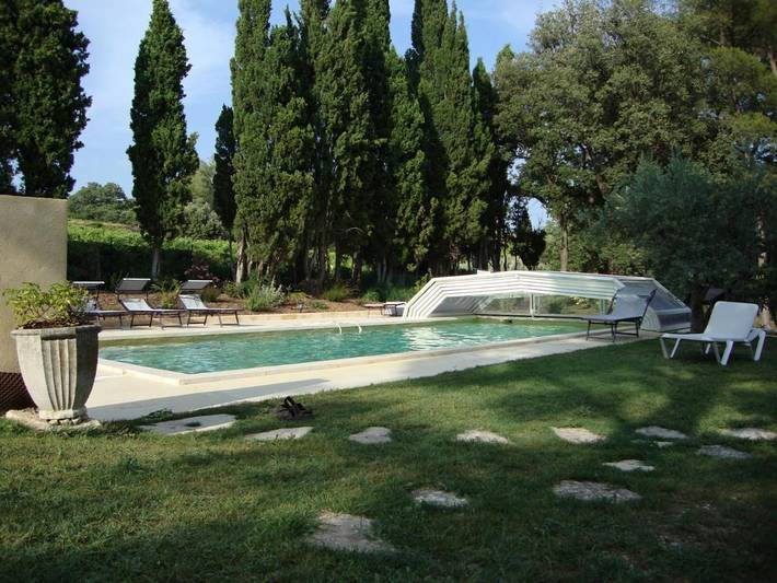 Location de vacances pour 2 personnes, avec jardin ainsi que piscine et vue à Saint-Hippolyte-le-Graveyron - 3