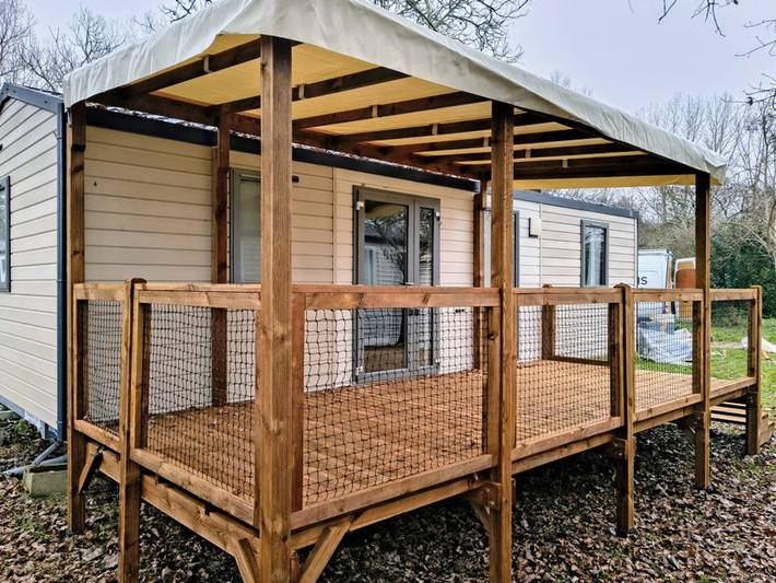 Camping pour 6 personnes, avec piscine, animaux acceptés dans le Lot-et-Garonne - 4