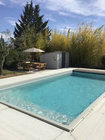 Gîte pour 4 personnes, avec piscine et terrasse à Vallon-Pont-d'Arc