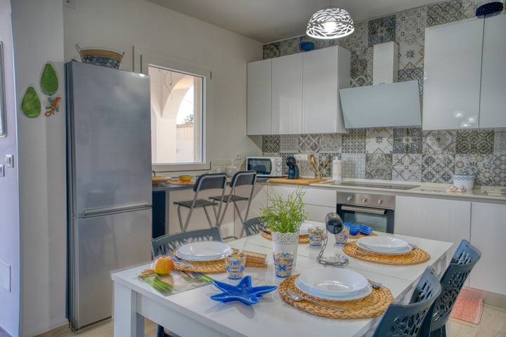 Graziosa casa con piccola piscina e vista mare in Leuca, Castrignano del Capo