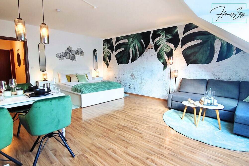 Ganze Wohnung, Homely Stay Serenity Greens Studio in Pasing München, München