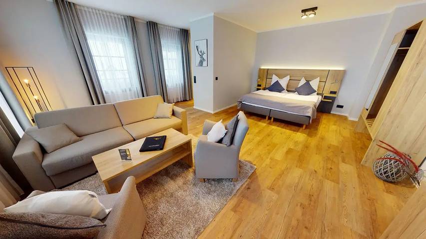 Hütte für 4 Personen, mit Whirlpool und Garten sowie Pool und Balkon in Braunlage - 3
