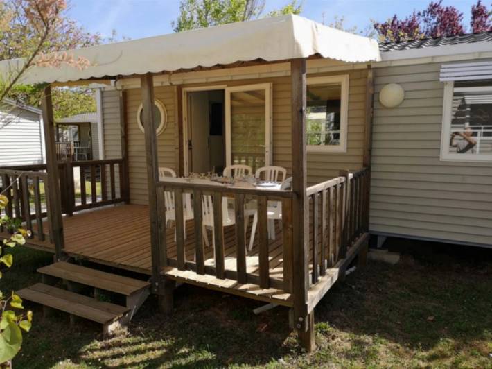 Mobil home pour 6 personnes, avec bassin pour enfant à Collias - 3
