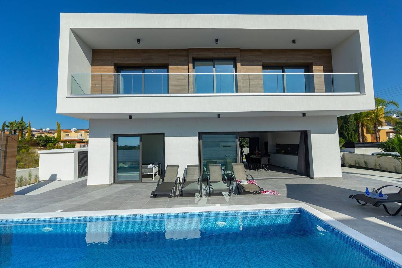 Superb Coral Bay Villa | Villa Andre | 3 Bedroom Villa  | 3 Bedrooms | Private Swimming Pool | Sea V in Peyia, South Cyprus