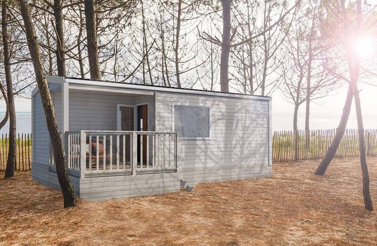 Camping pour 4 personnes, avec bassin pour enfant