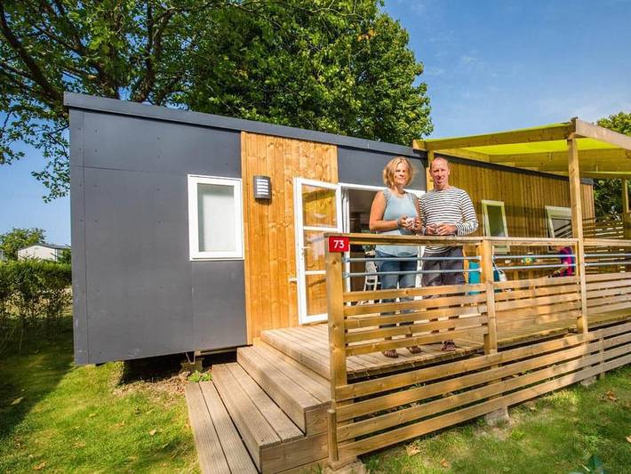 Mobil home pour 6 personnes, avec bassin pour enfant à Saint-Molf - 2