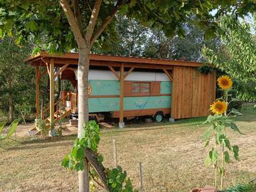 Camping pour 2 personnes, avec jardin dans le Tarn-et-Garonne