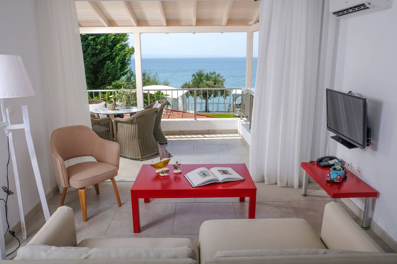 Villa für 4 Personen mit Balkon in Elia Nikitis, Sithonia Halbinsel