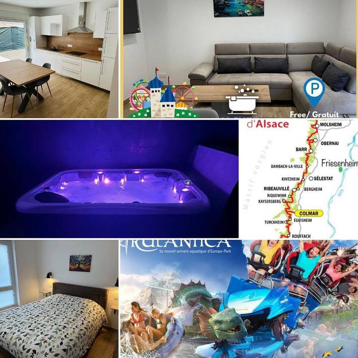 Location de vacances pour 2 personnes, avec jacuzzi ainsi que jardin et terrasse à Friesenheim - 3