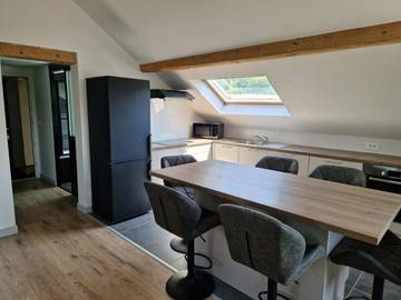 Gîte pour 4 personnes, avec vue sur le lac et vue dans Publier Amphion