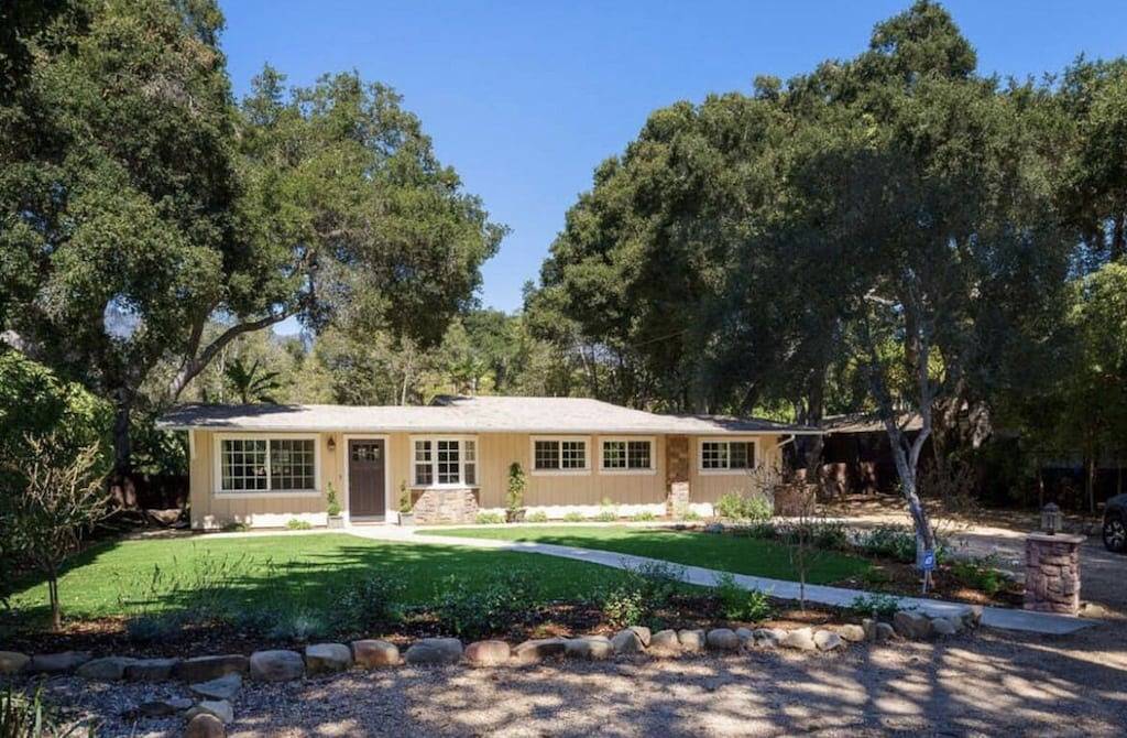 Charming Ranch w/spa, 1/2 acre near Miramar Beach in Montecito, Santa Barbara County