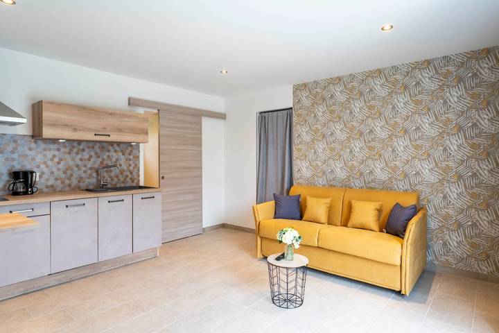 Studio pour 2 personnes, avec Jardin