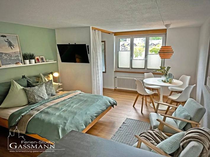 Gîte pour 2 personnes, avec Balcon à Spiez - 3