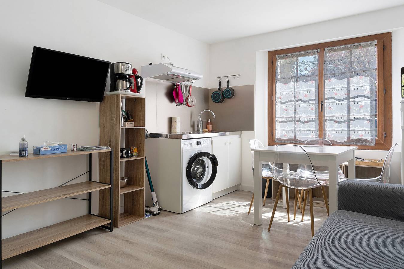 Ganze Wohnung, Apartment „L'arrieulat 2“ mit Bergblick, gemeinsamer Terrasse und Garten in Argelès-Gazost, Französische Pyrenäen