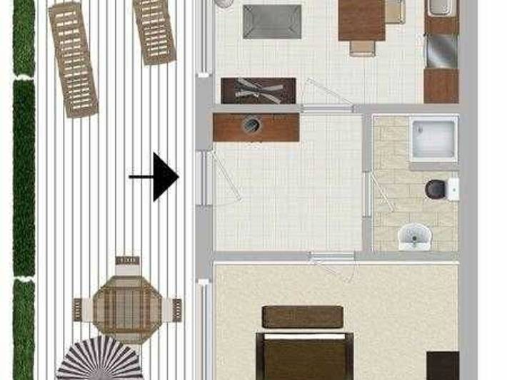 Ferienhaus für 2 Personen, mit Terrasse und Garten in Zempin - 4