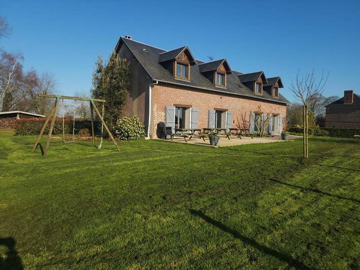 Location de vacances pour 15 personnes, avec terrasse ainsi que jardin et vue à Anglesqueville-l'Esneval - 3